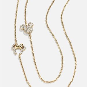 Disney Mickey & Minnie Mouse Asymmetrical Necklace Set